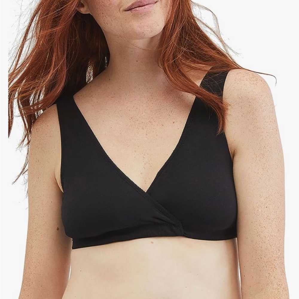 3 comfy nursing bras - M